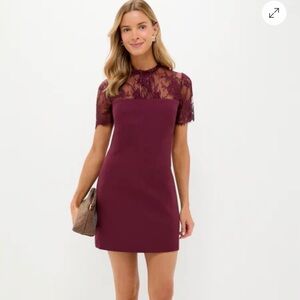 Tuckernuck Hyacinth House oxblood lace Agatha mini